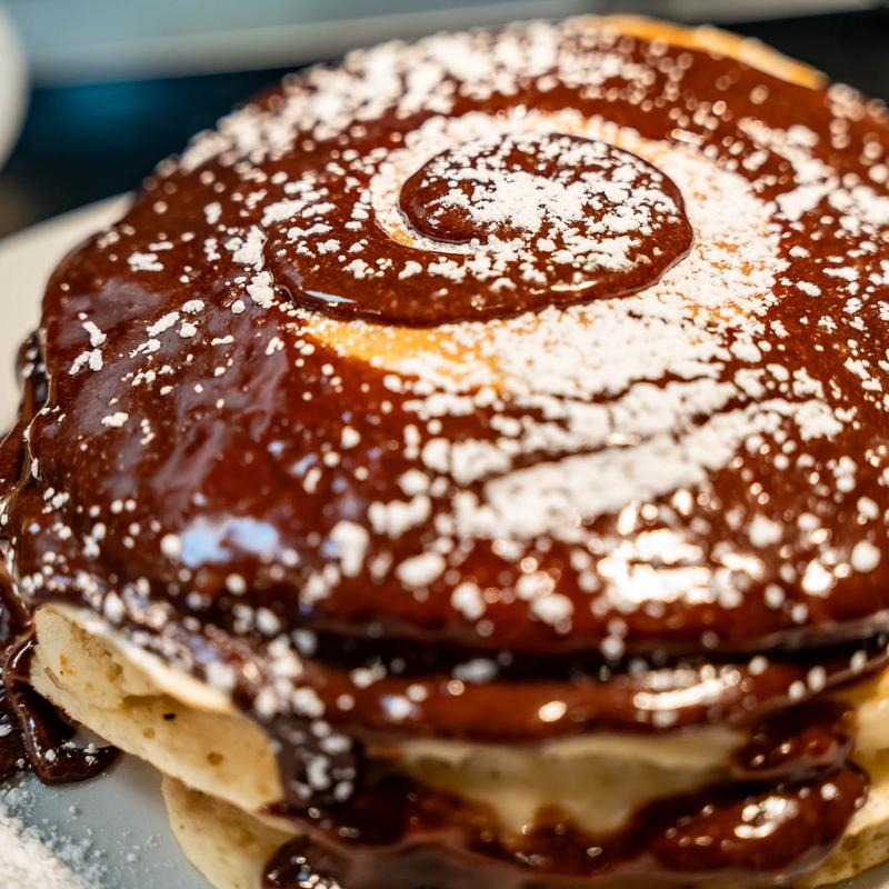 Nutella Swirl Griddle Cakes